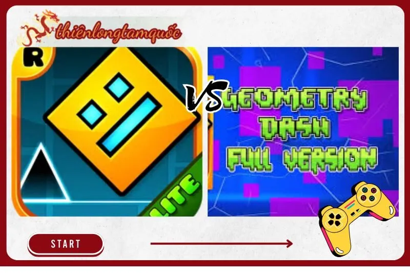 So sánh Geometry Dash Lite và phiên bản đầy đủ