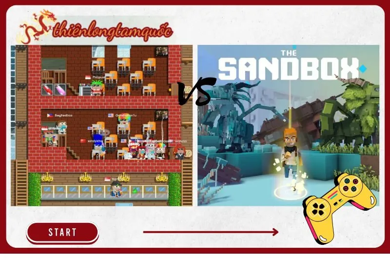 So sánh Growtopia với các game sandbox khác