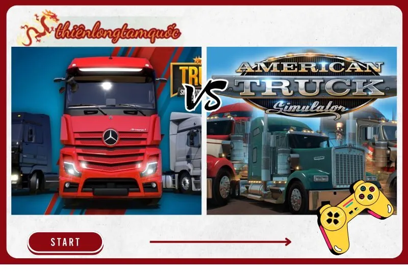 So sánh Truck Simulator: Ultimate với các game mô phỏng khác