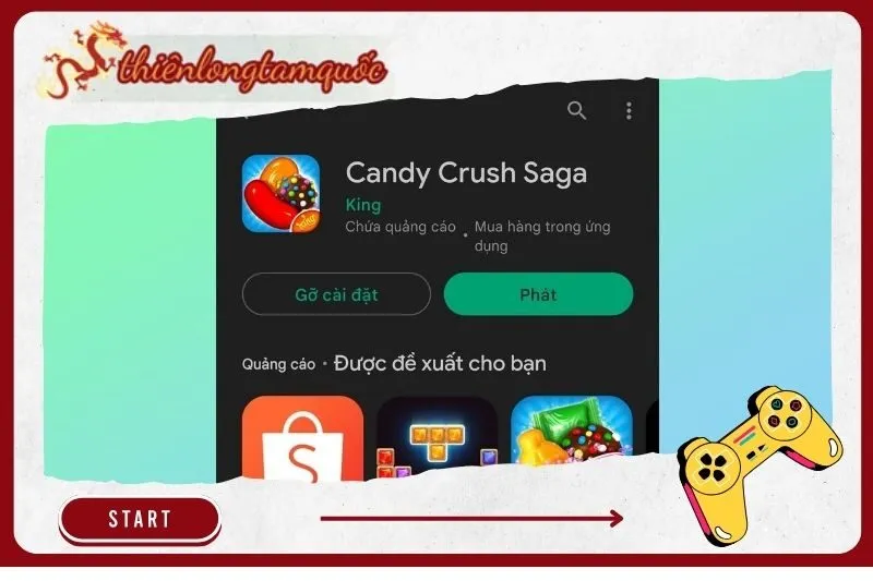 Tải và cài đặt Candy Crush Saga trên điện thoại